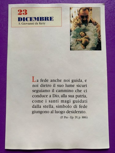 Dicembre padre pio - 23/24,