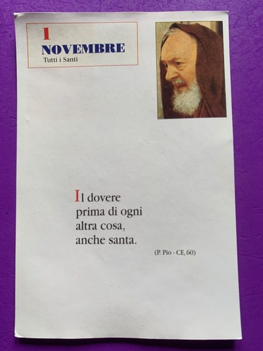 Novembre padre pio - novembre,