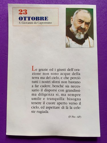Ottobre padre pio - padre,