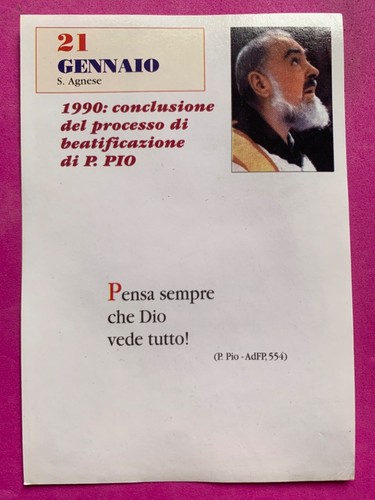 Gennaio padre pio - gennaio,