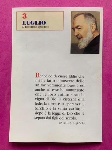 Luglio padre pio - luglio,