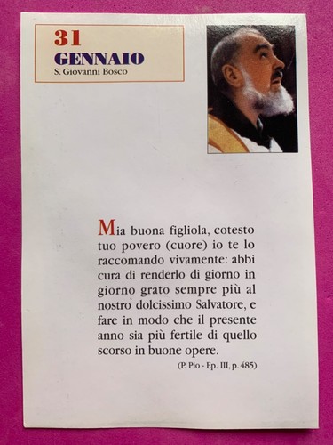 Gennaio padre pio - 31,