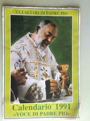 Calendario padre pio - pio, 1991