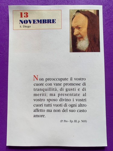 Novembre padre pio - novembre,