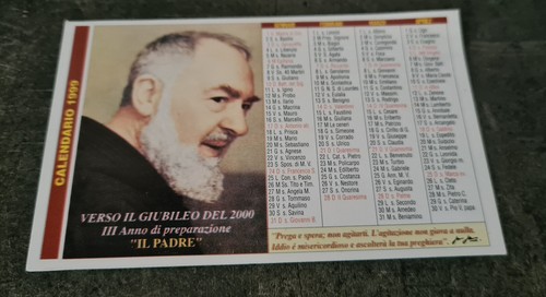 Calendario 1998 padre pio - calendario,