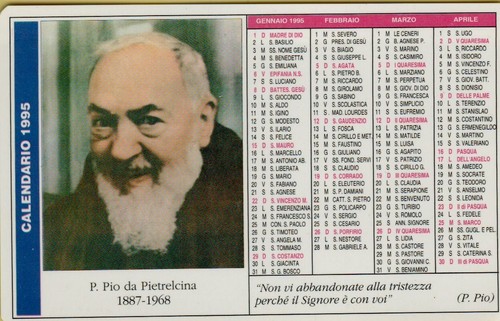 52825a calendarietto piccolo - 52825a,