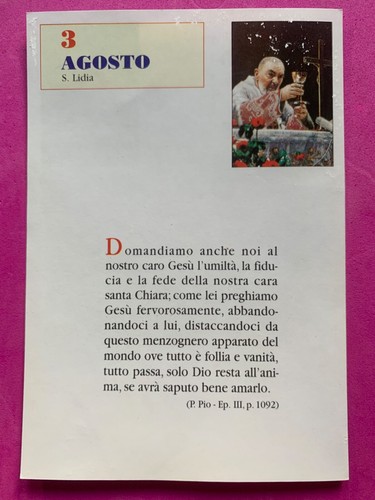 Agosto padre pio - agosto,