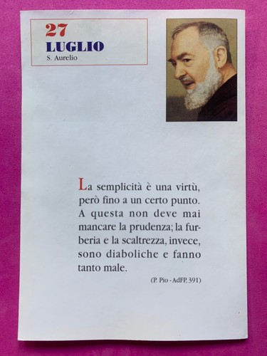 Luglio padre pio - 27/28,