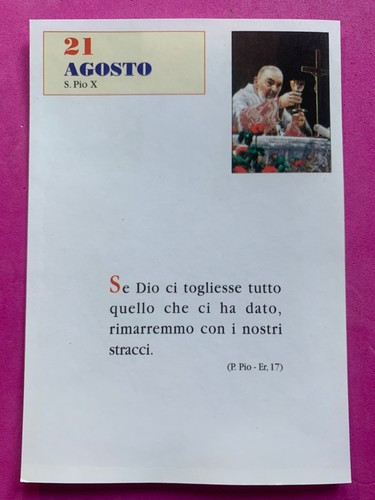 Agosto padre pio - 21/22,