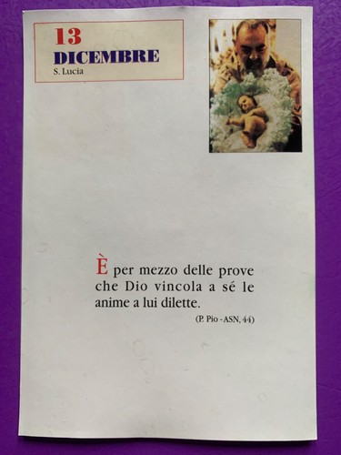 Dicembre padre pio - 13/14,