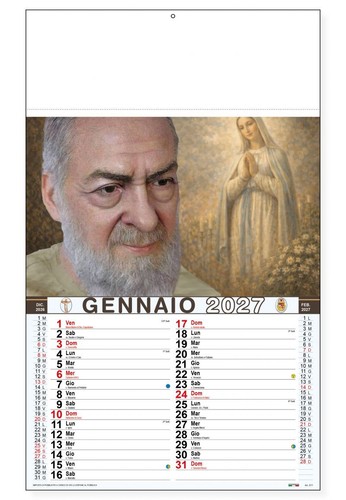 100 calendari parete 2027 - parete,