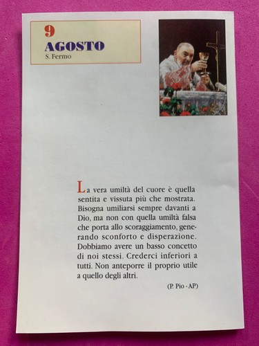 Agosto padre pio - 9/10,