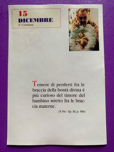 Dicembre padre pio - dicembre,