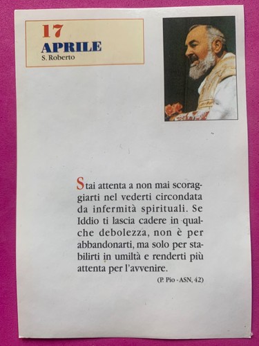 Aprile padre pio - 17/18,