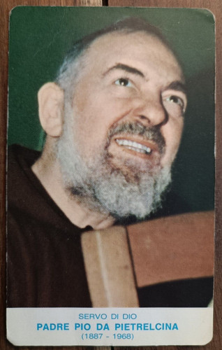 Holy card santino - card, con
