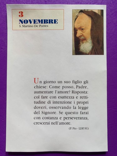 Novembre padre pio - 3/4,
