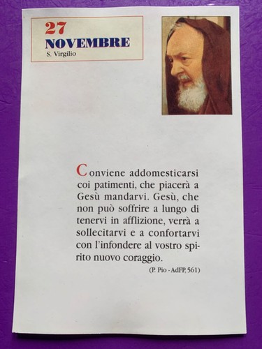 Novembre padre pio - padre,