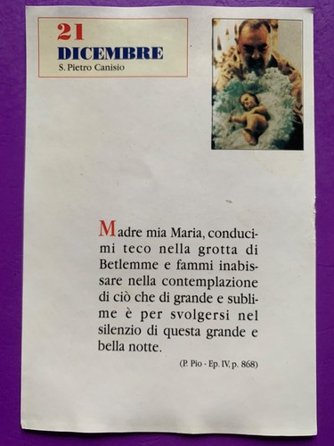 Dicembre padre pio - 21/22,