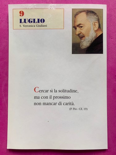 Luglio padre pio - luglio,