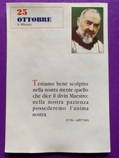 25/26 OTTOBRE PADRE PIO