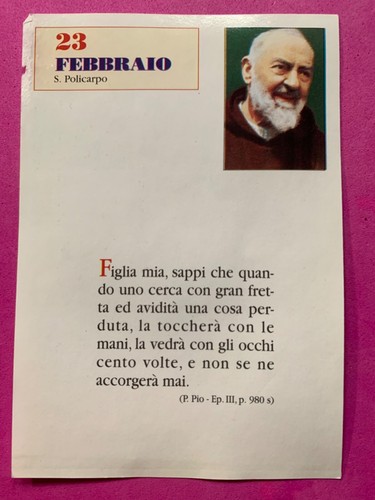 Febbraio padre pio - febbraio,