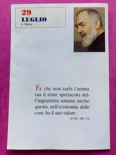 Luglio padre pio - luglio,