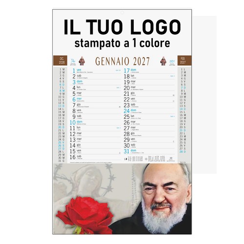 Blocco calendari muro padre - blocco,