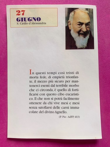 Giugno padre pio - padre,