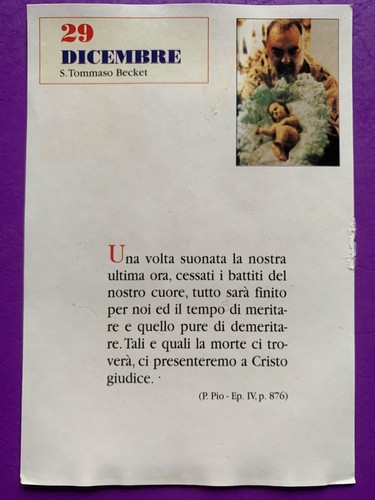 Dicembre padre pio - dicembre,