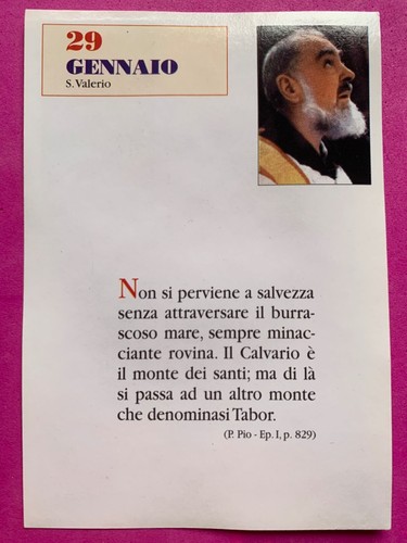 Gennaio padre pio - 29/30,