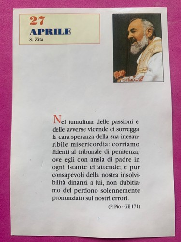 Aprile padre pio - 27/28,