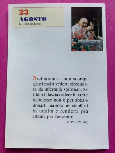 Agosto padre pio - 23/24,