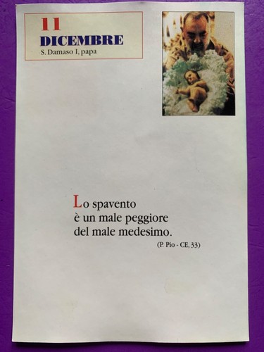 Dicembre padre pio - 11/12,