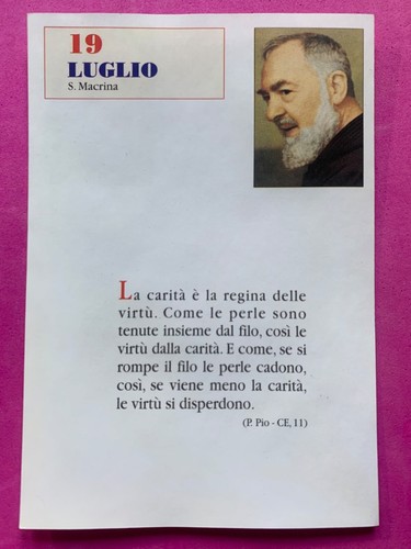 Luglio padre pio - 19/20,