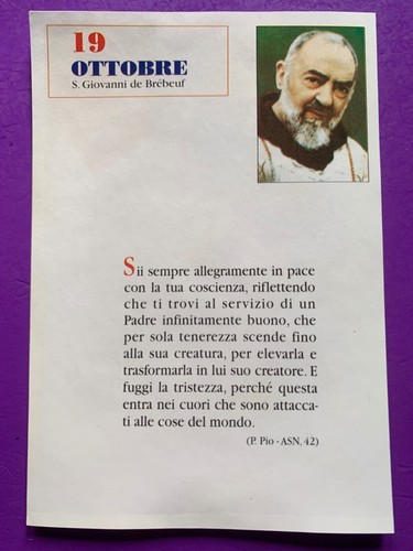 Ottobre padre pio - 19/20,