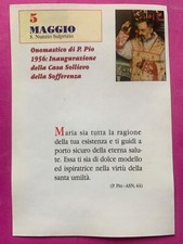 5/6 MAGGIO PADRE PIO