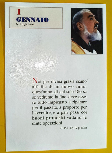 Gennaio padre pio - gennaio,