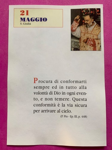 Maggio padre pio - maggio,