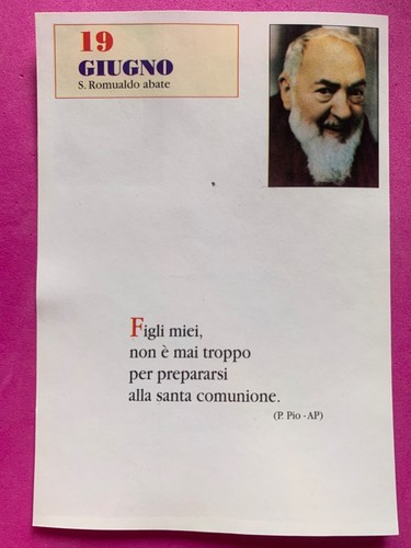 Giugno padre pio - padre,